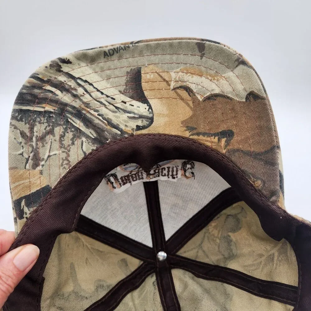 Union Pacific Railroad Snapback Cap Hat Camo Deer Snapback Embroidered Vintage